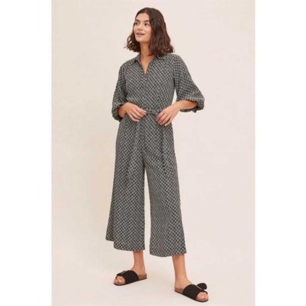 Stylish Black and White Jumpsuit